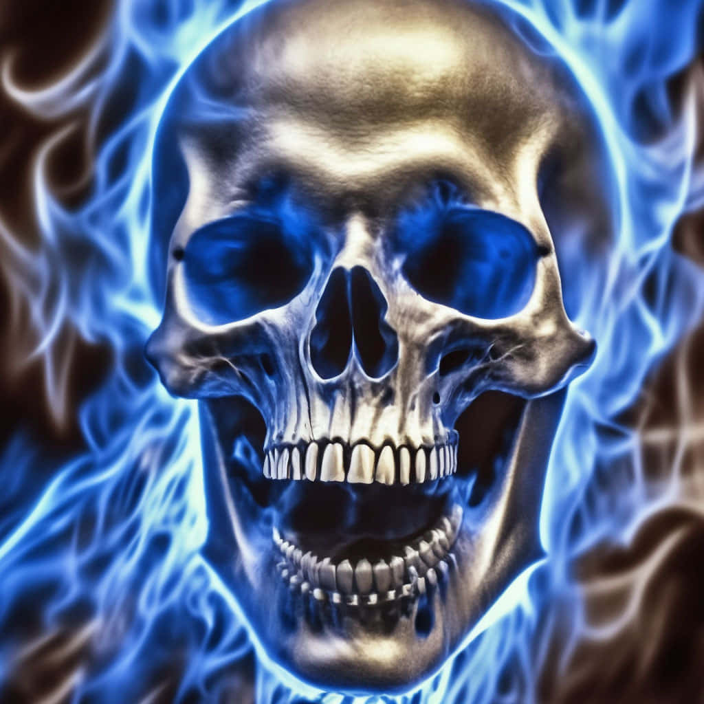Blue_ Fire_ Skull_ Artwork.jpg Background