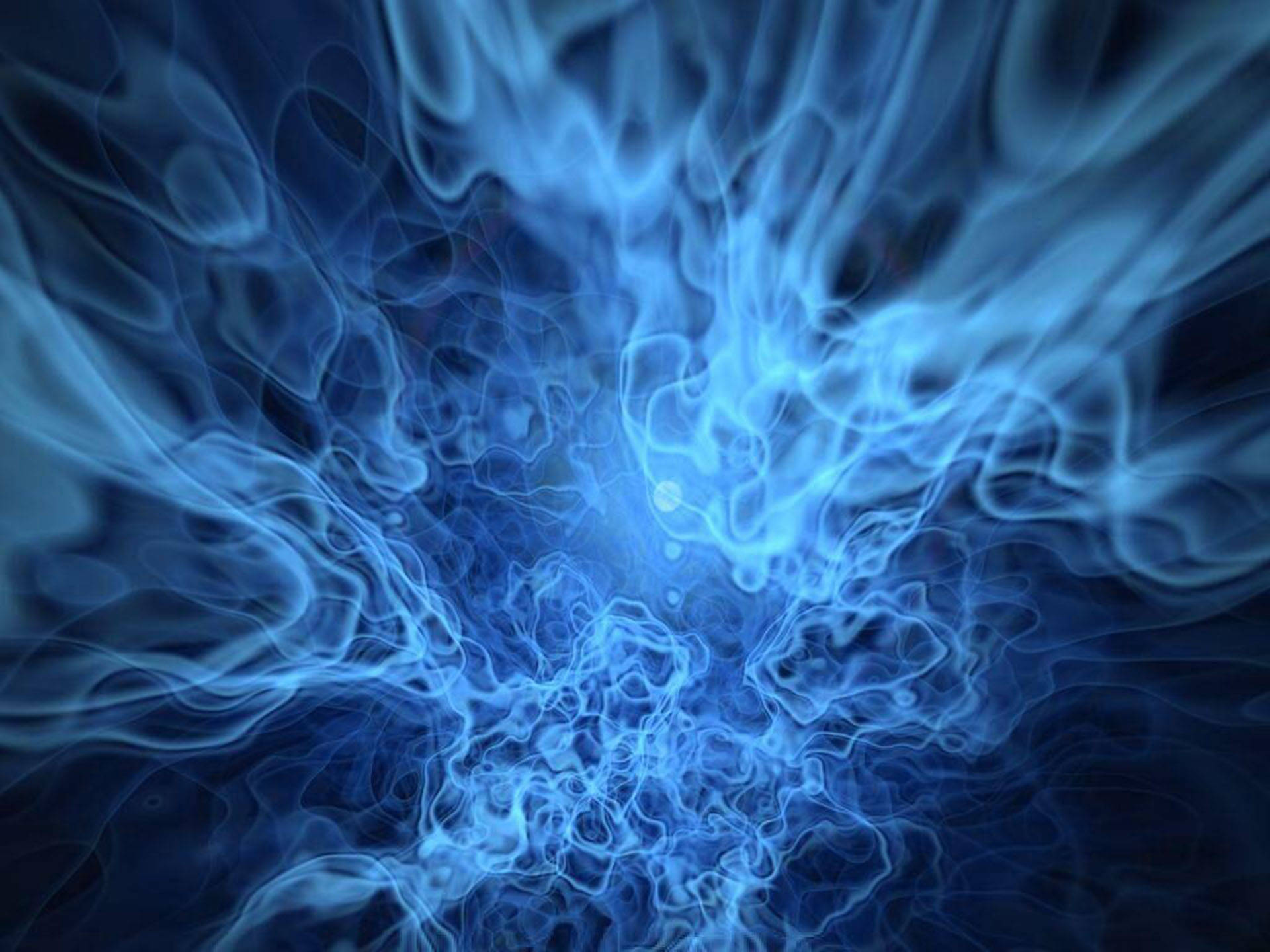Blue Flame Aura Background