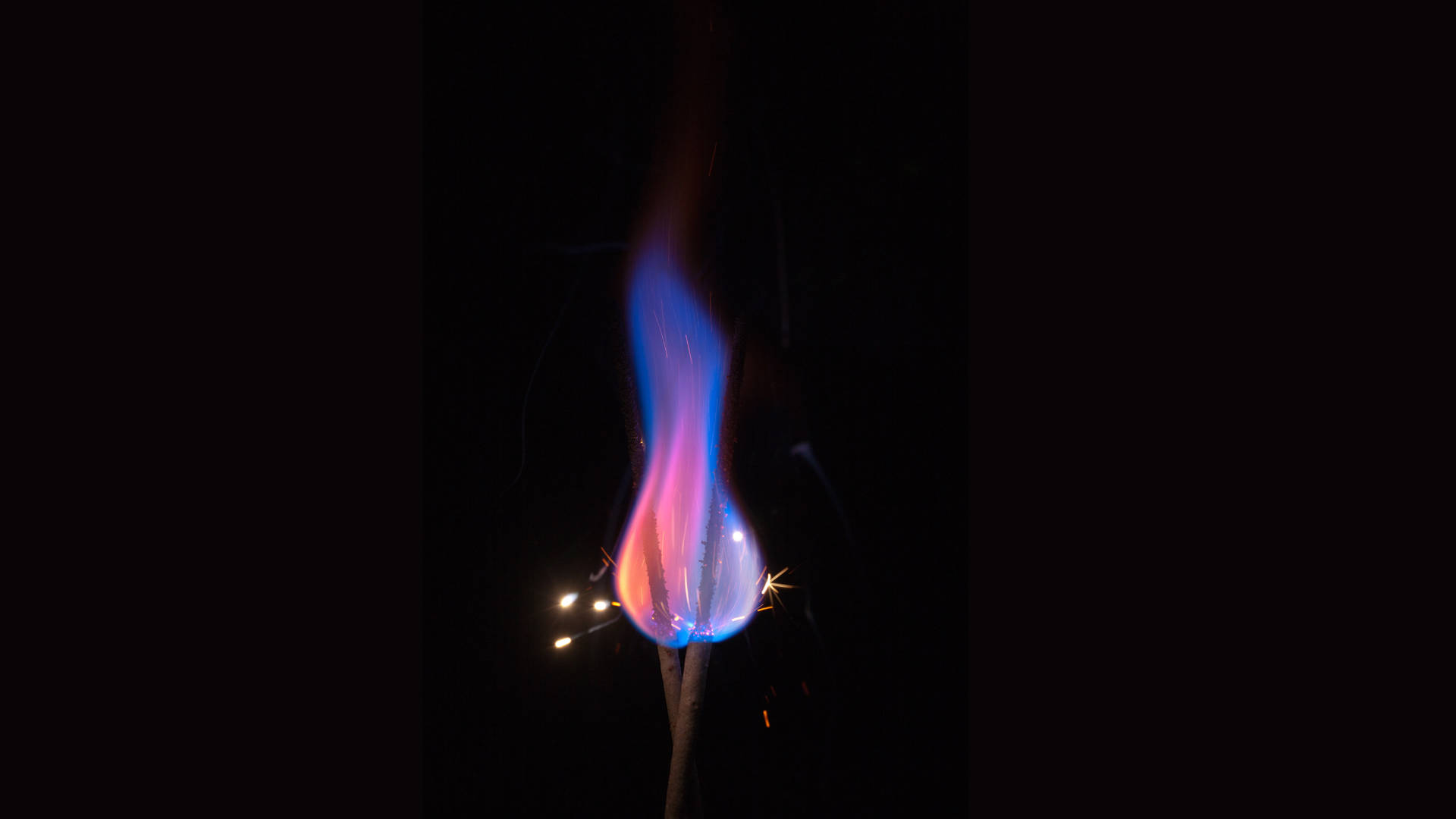 Blue Flames Digital Art