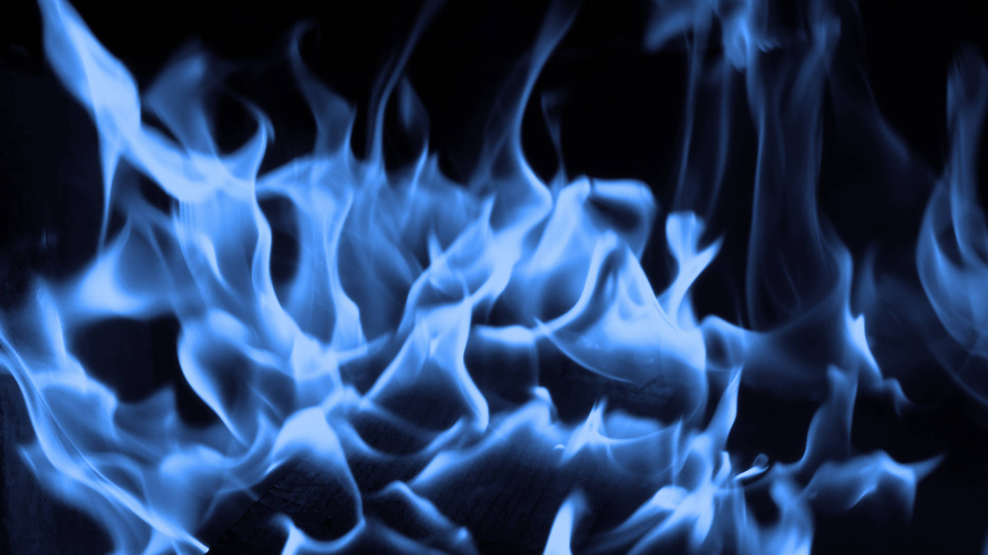 Blue Flames Digital Background