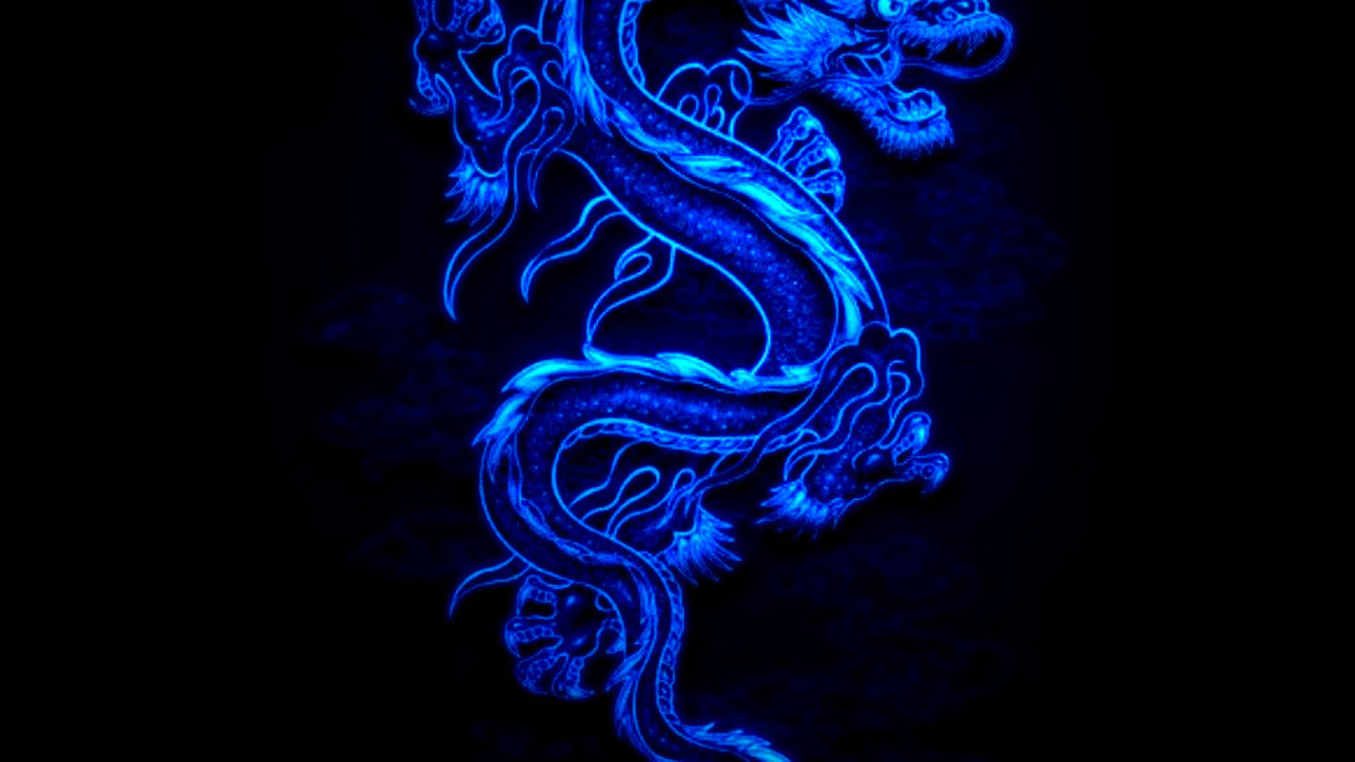 Blue Flames Dragon