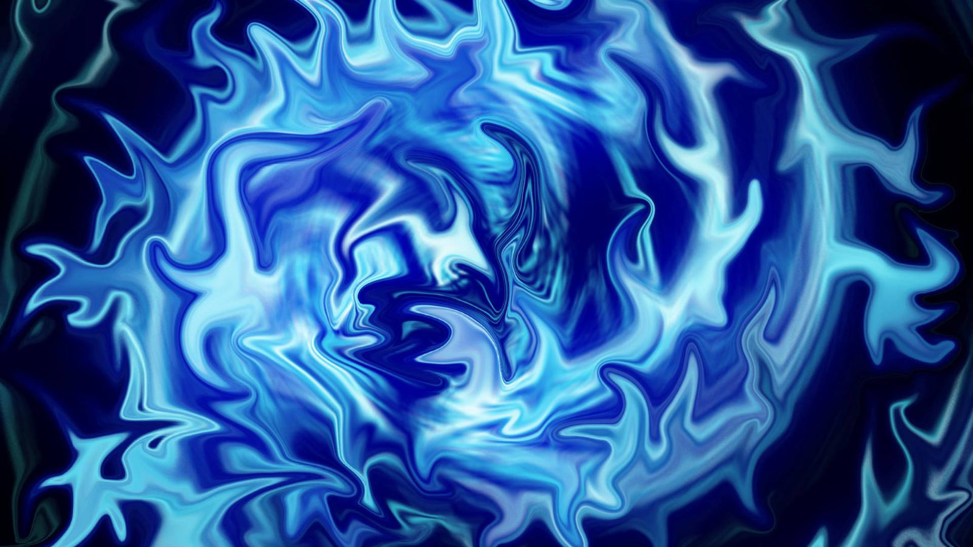 Blue Flames Dynamic Background