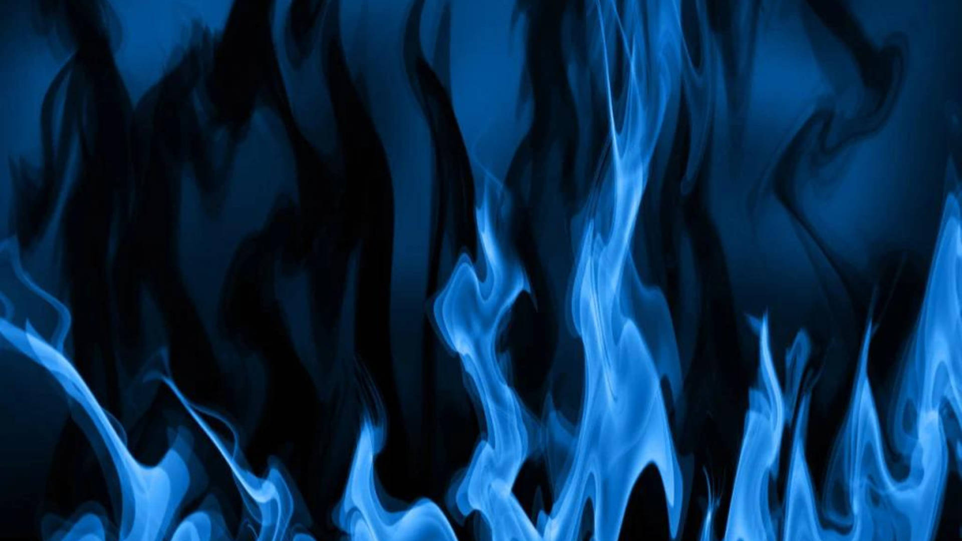 Blue Flames Zigzag Background