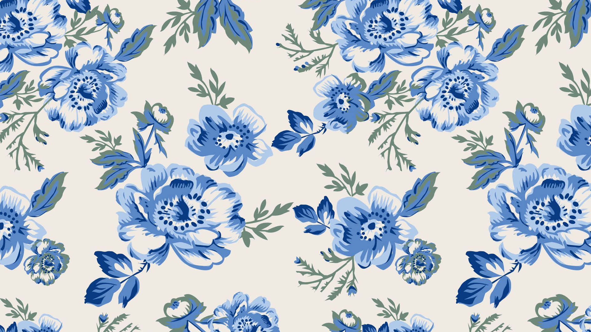 Blue Flower Desktop Wallpaper Background