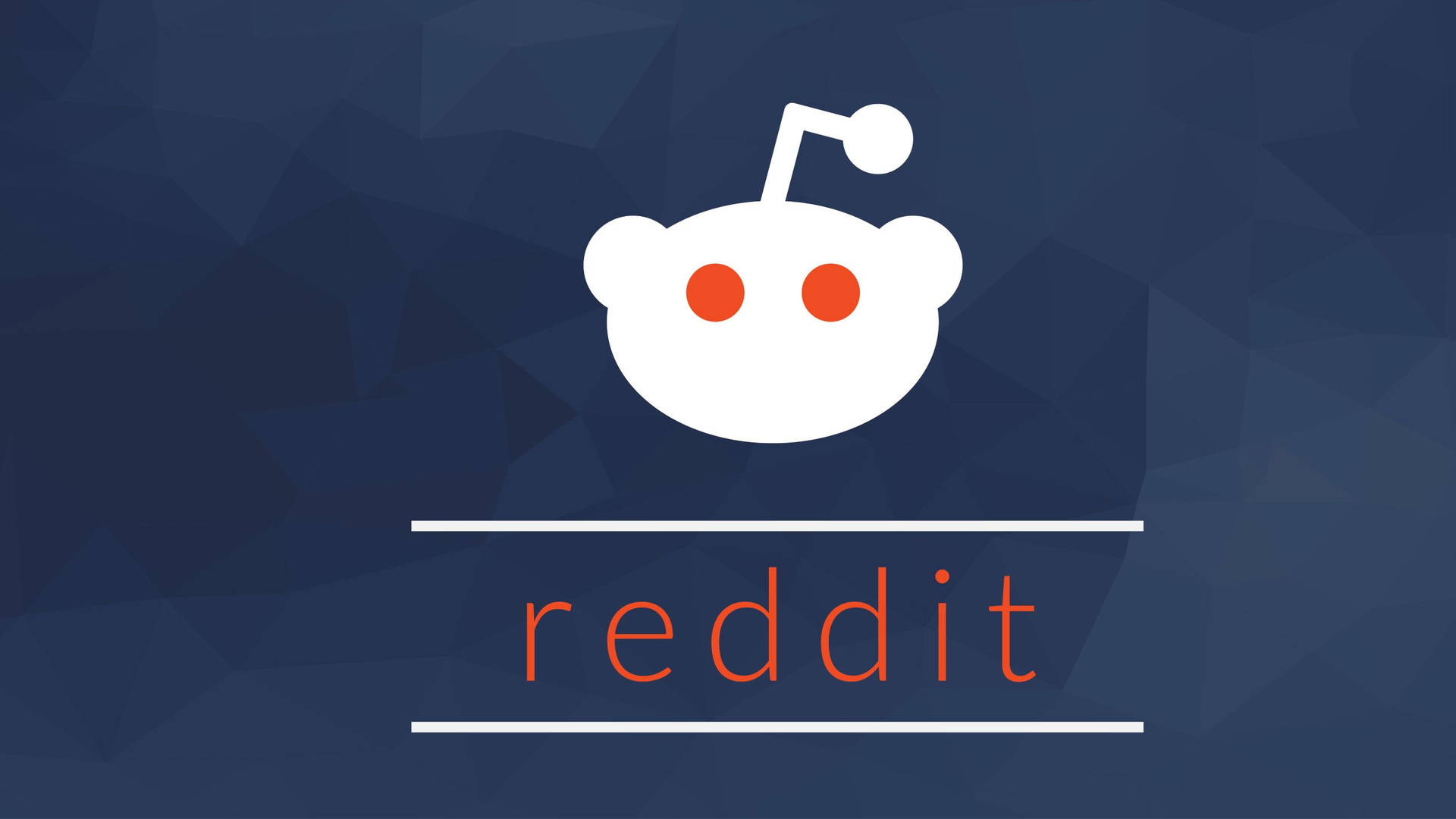Blue Geometric Art Reddit Icon Background