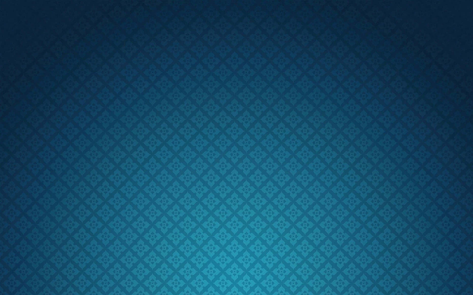 Blue Girly Diamond Floral Pattern