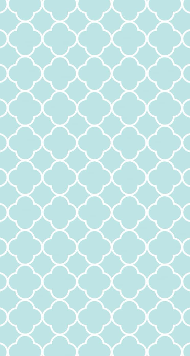 Blue Girly Wall Pattern