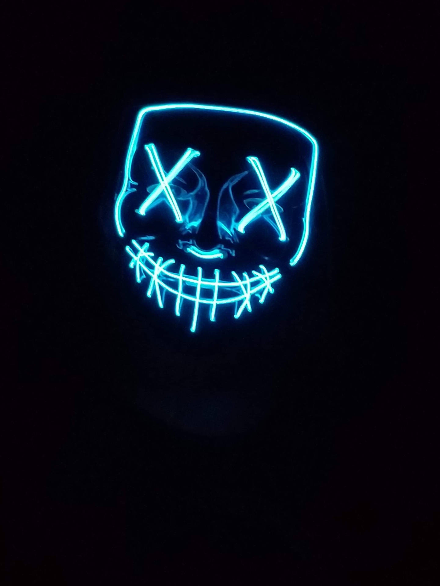 Blue Glow Purge Mask