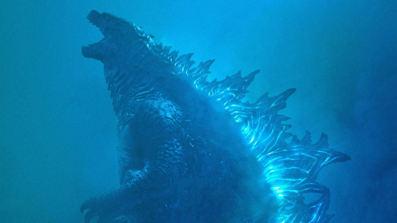 Blue Godzilla King Of The Monsters Background