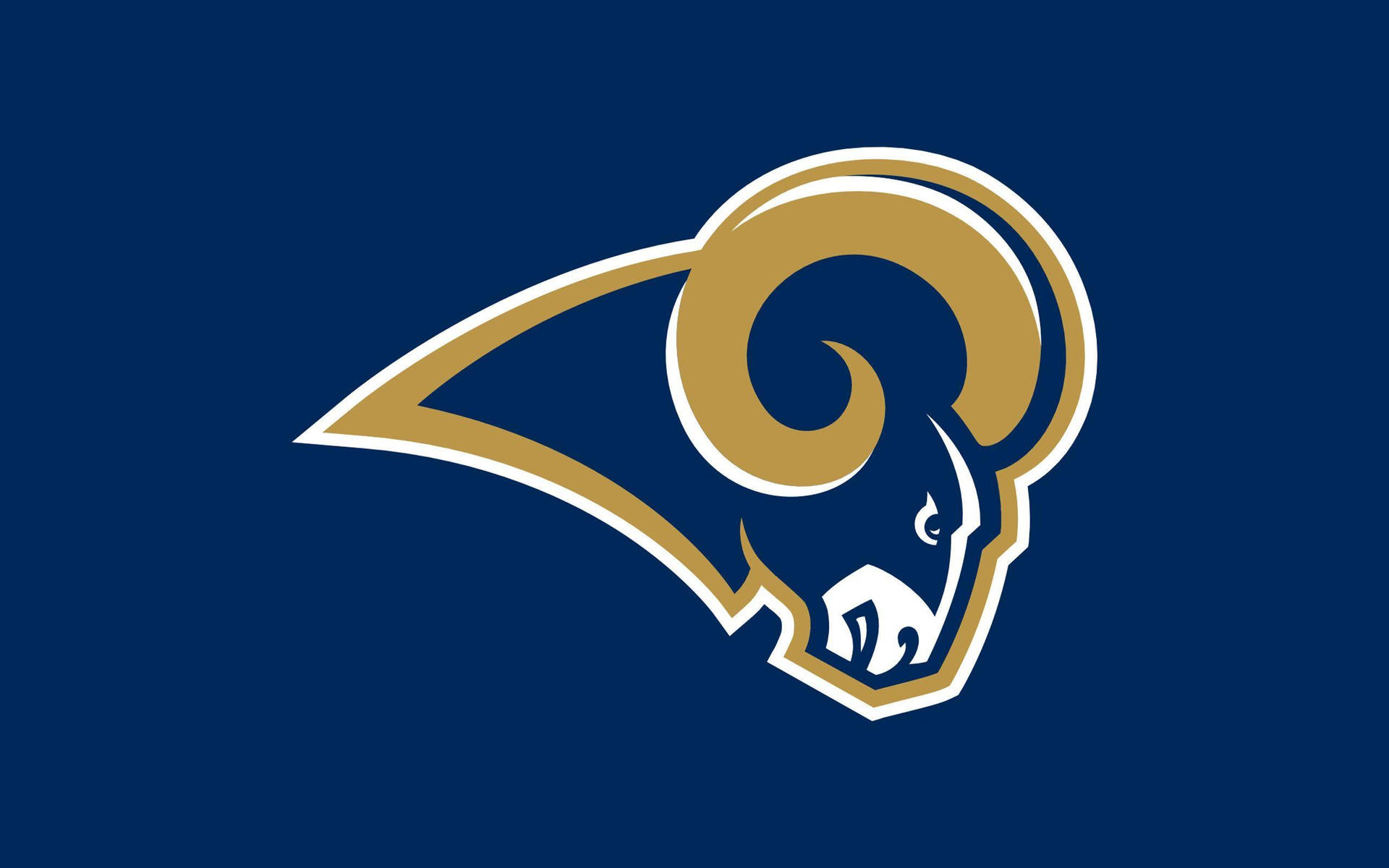 Blue Gold Rams Nfl Team Logo Background