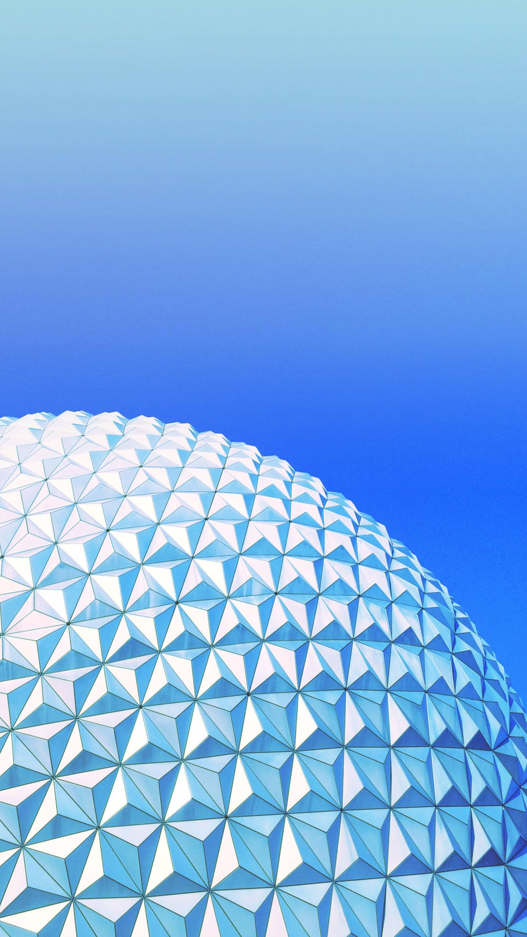 Blue Gradient Epcot Globe