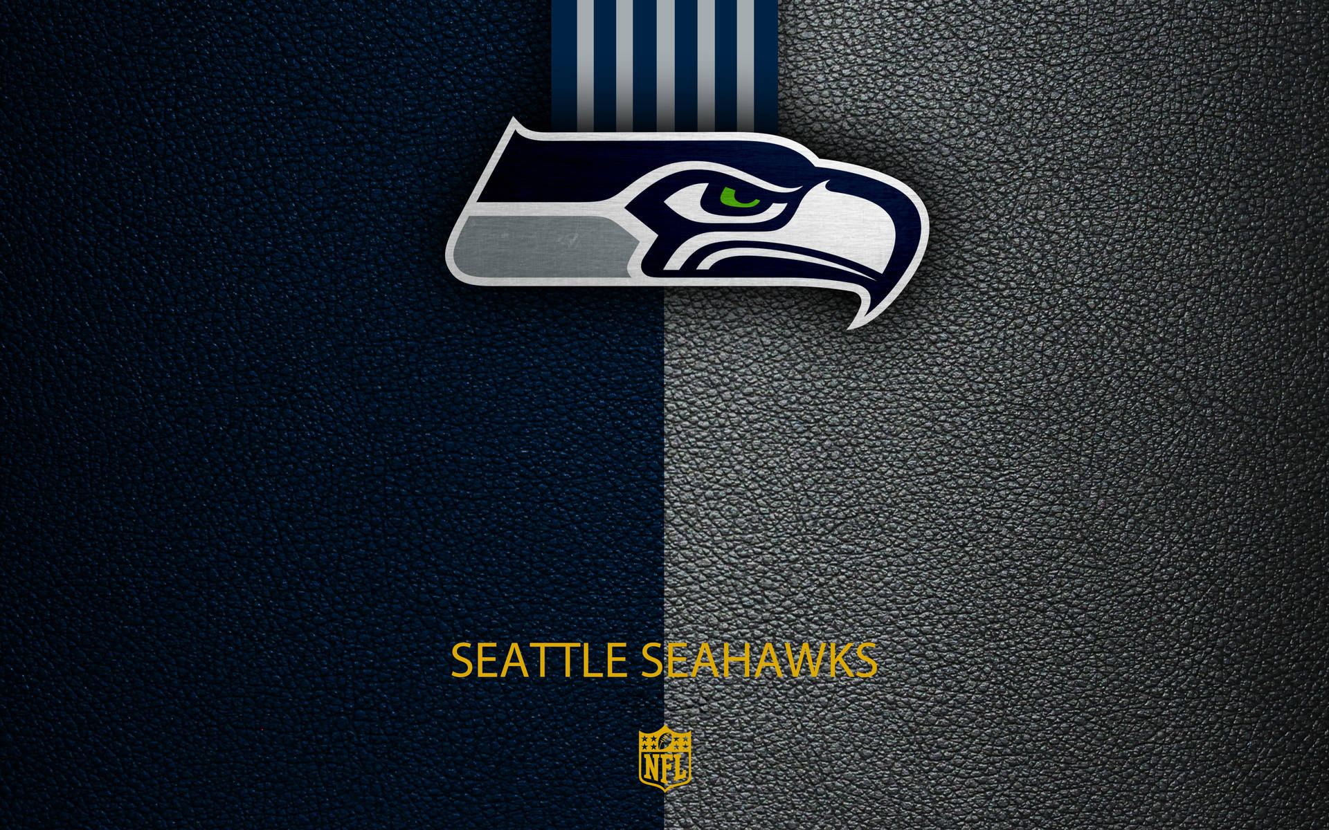 Blue Gray Seattle Seahawks Logo Background