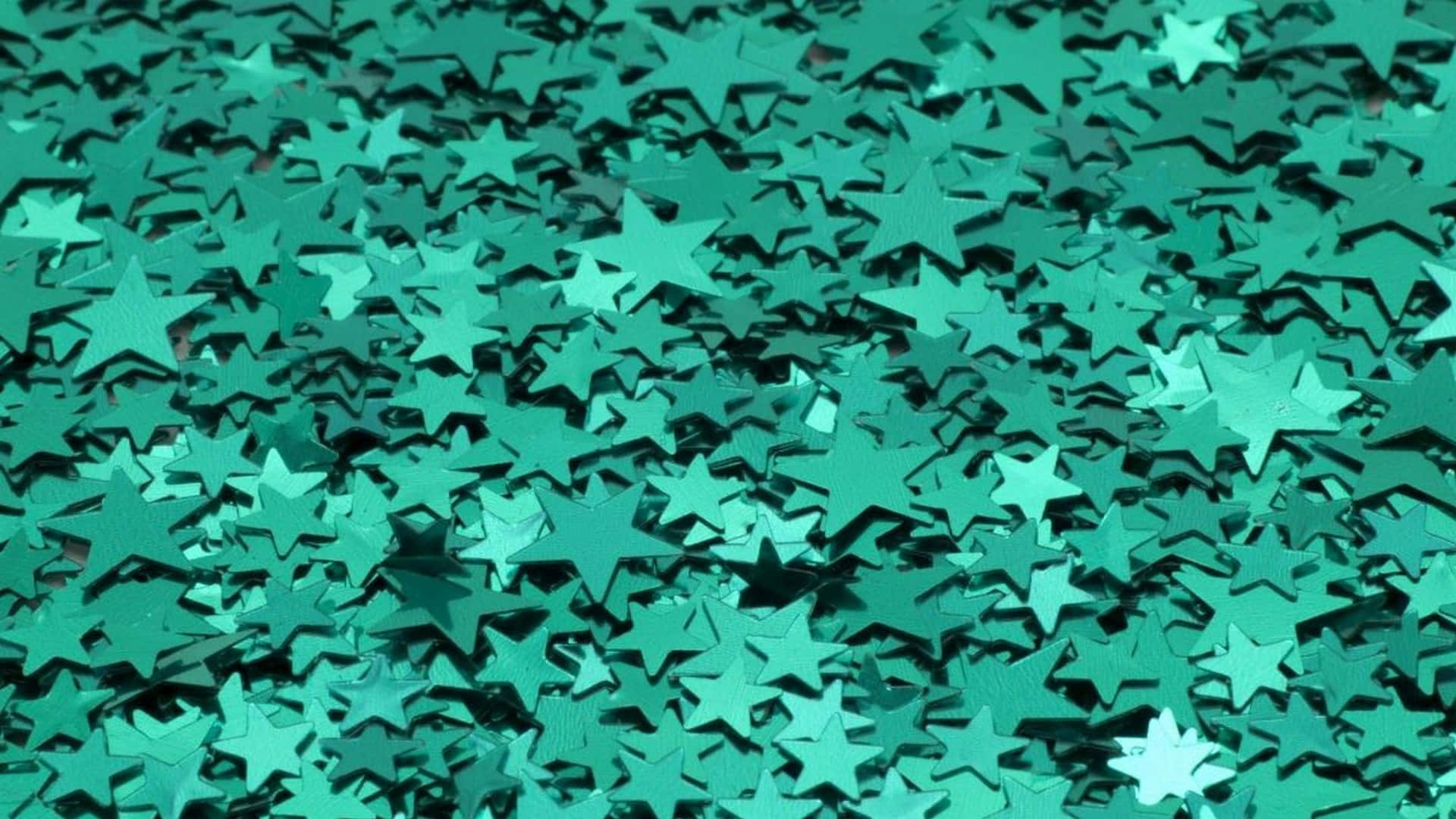 Blue Green Aesthetic Stack Of Stars Background