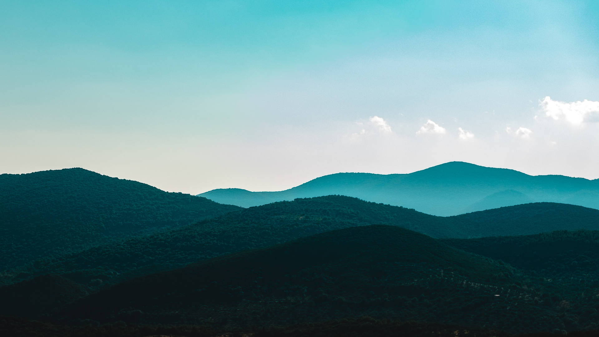 Blue Green Mountains Hd Landscape Desktop Background