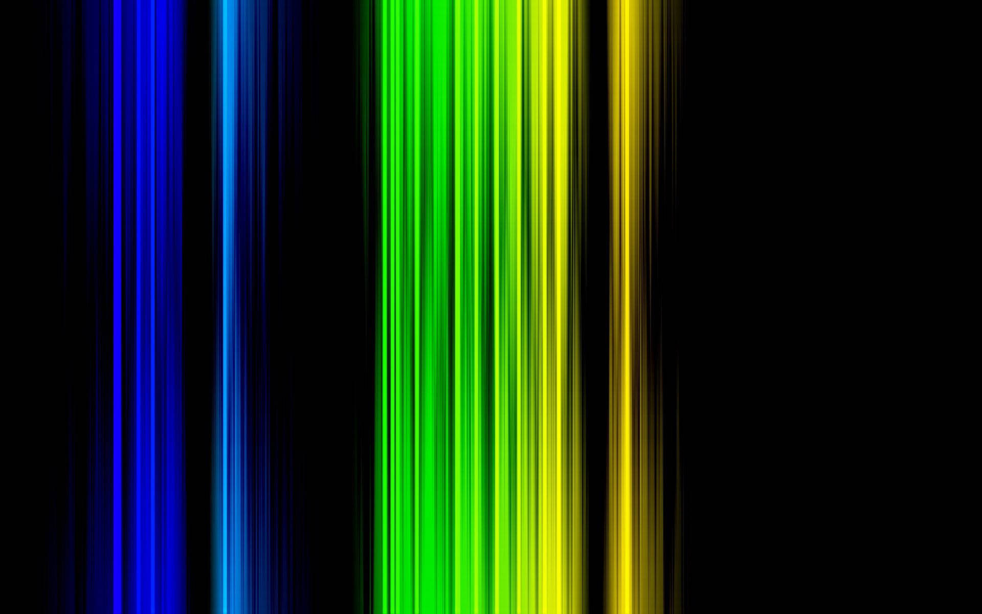 Blue Green Yellow Vertical Lines Background