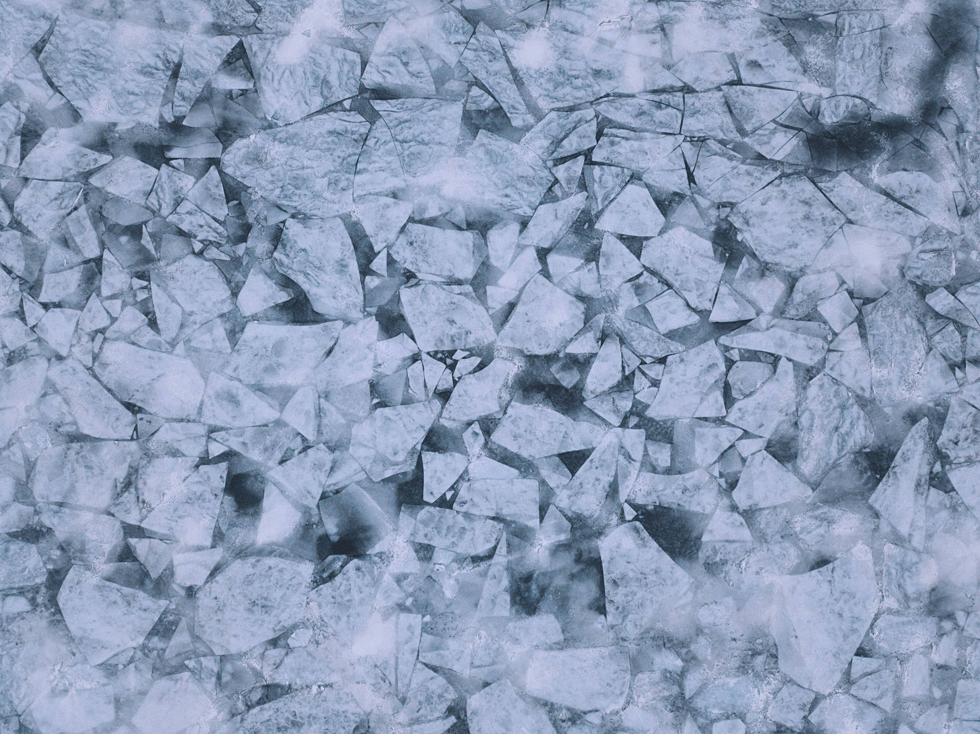 Blue Grey Ice Floes Background