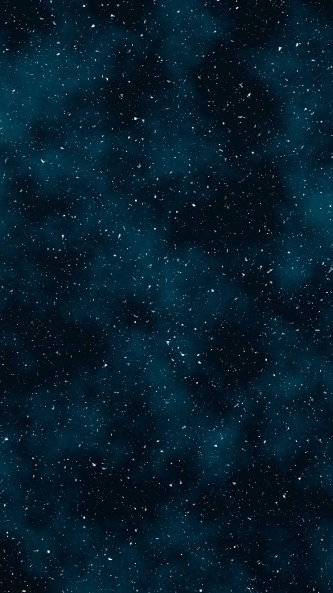 Blue Hazy Clouds Space Iphone Background