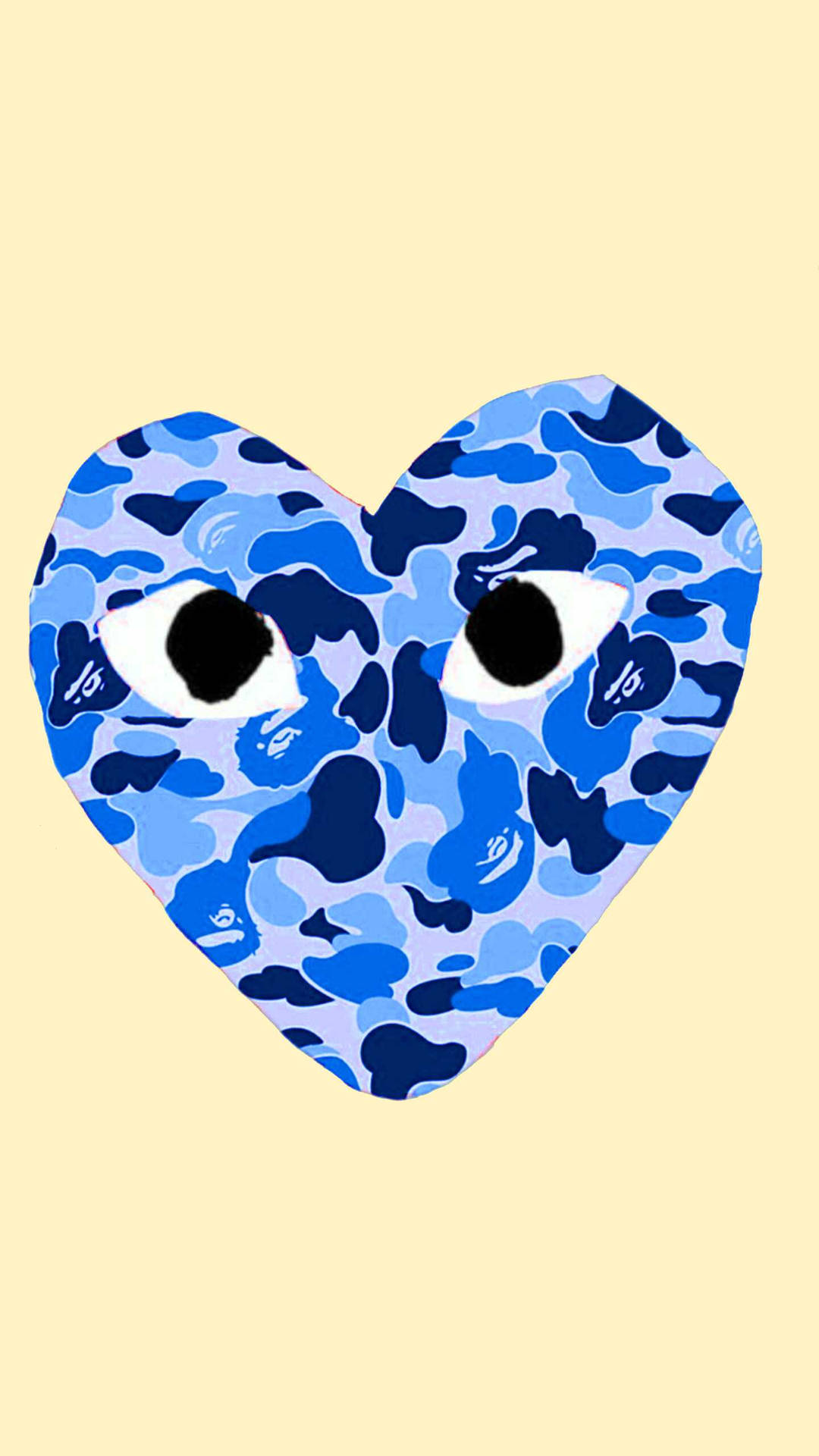 Blue Heart Cdg Background