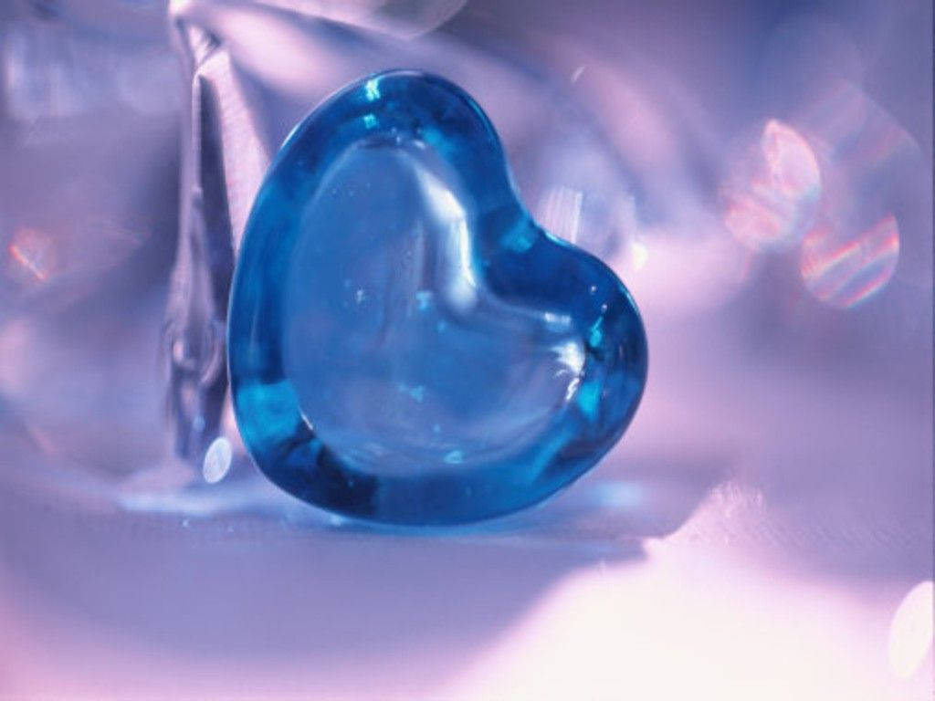 Blue Heart Gem