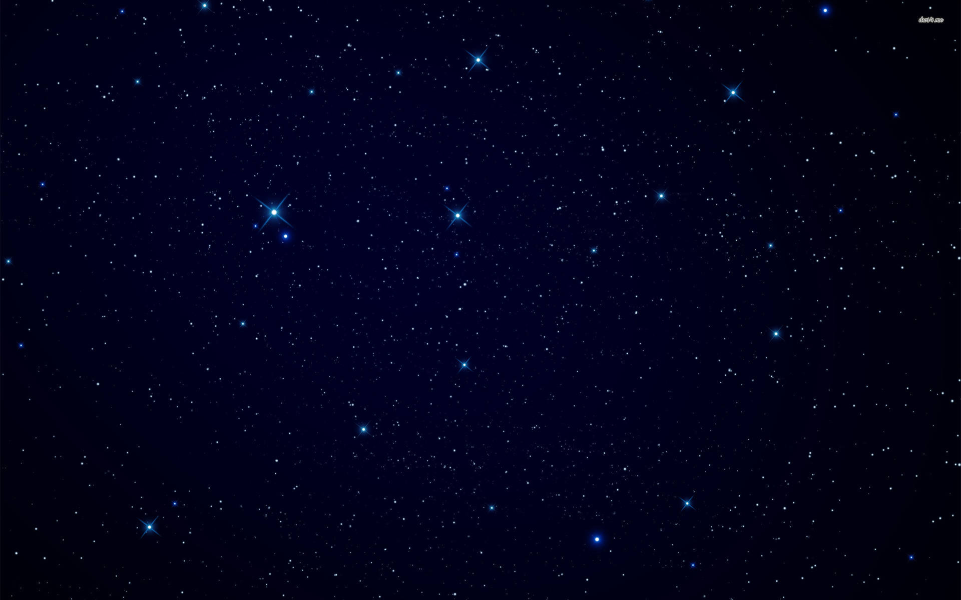 Blue High Resolution Star Background