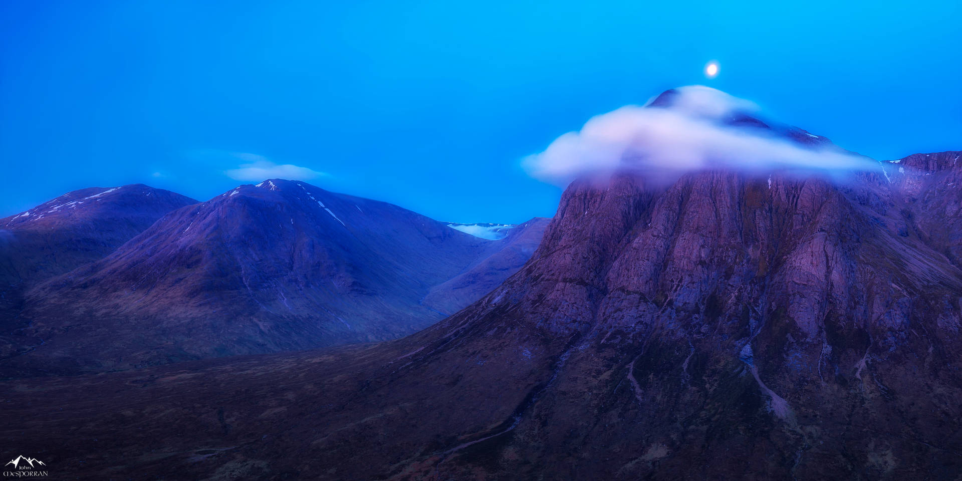 Blue Highlands Scotland Background