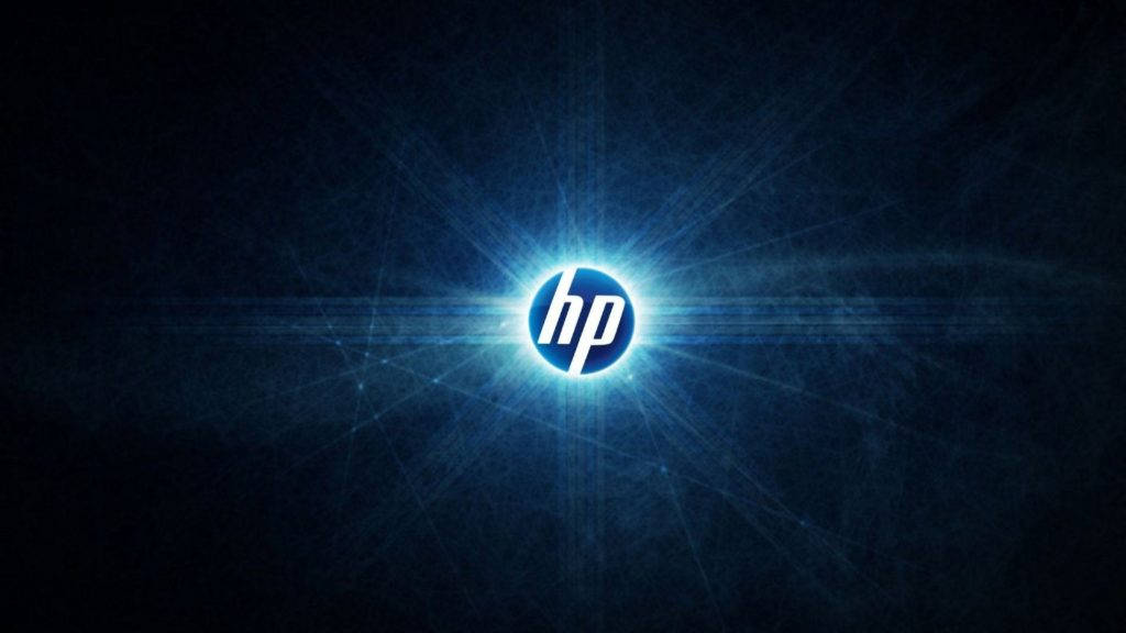 Blue Hp Logo Background