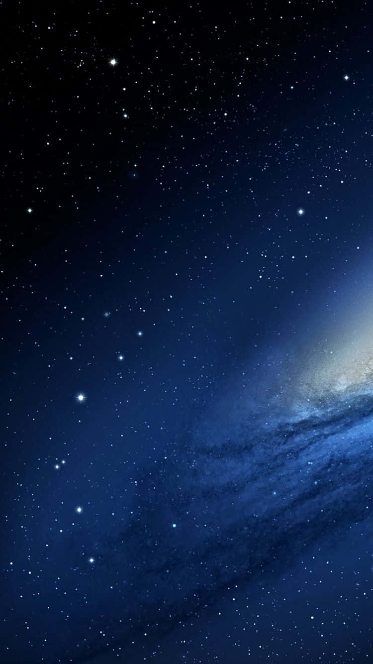 Blue Iphone Xr Milky Way Background