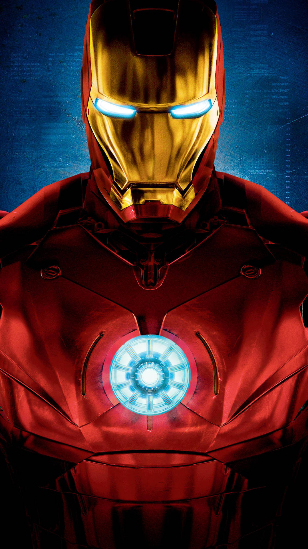 Blue Iron Man Full Hd Background
