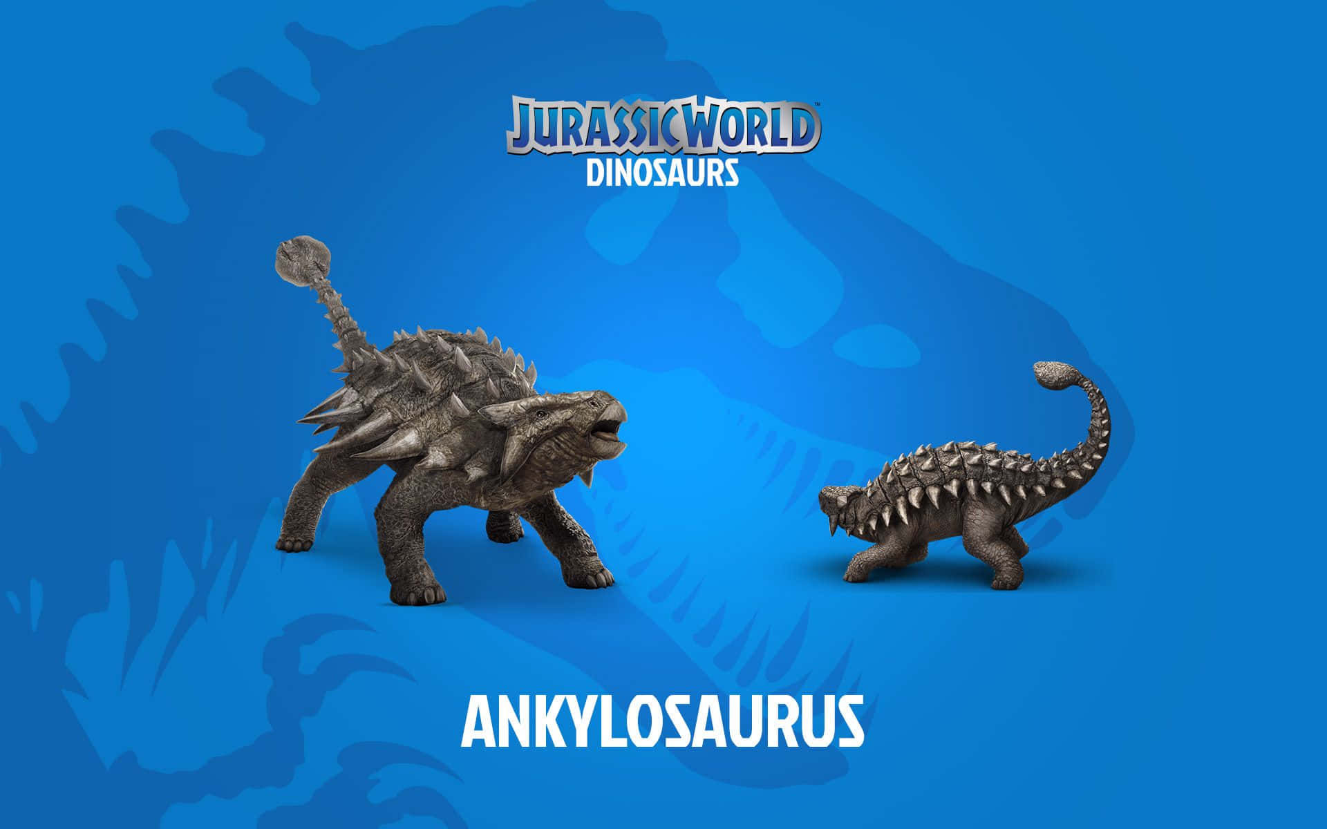 Blue Jurassic World Ankylosaurus