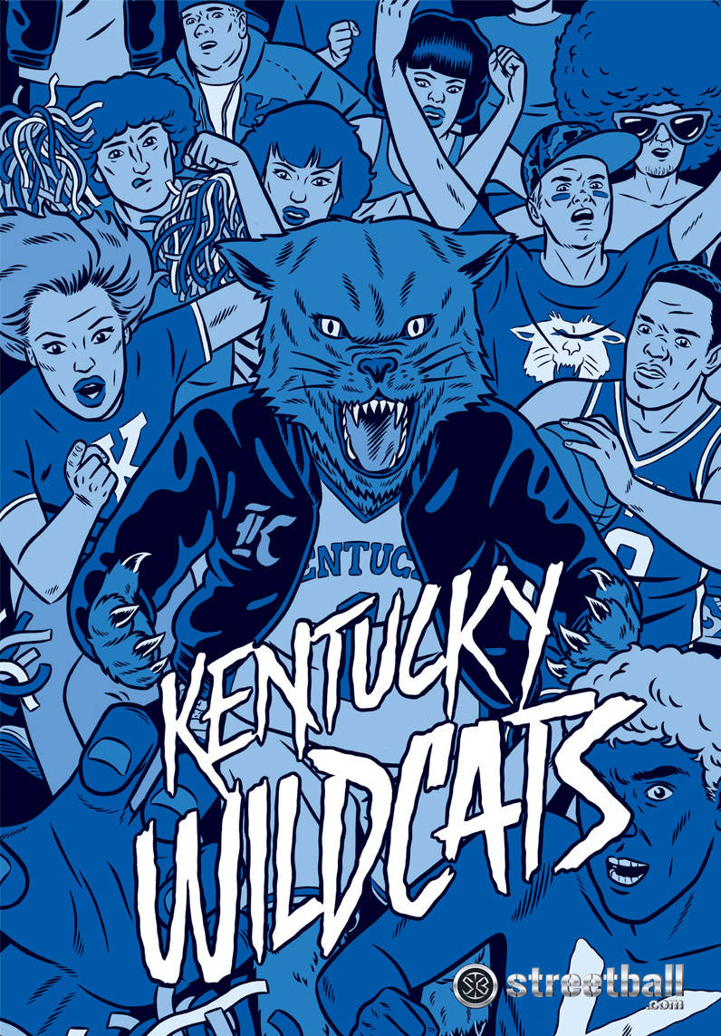 Blue Kentucky Wildcats
