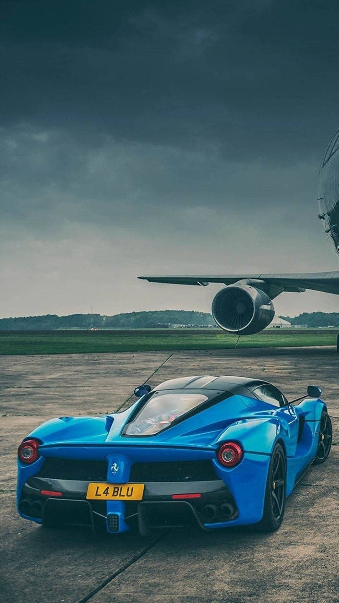 Blue La Ferrari Iphone