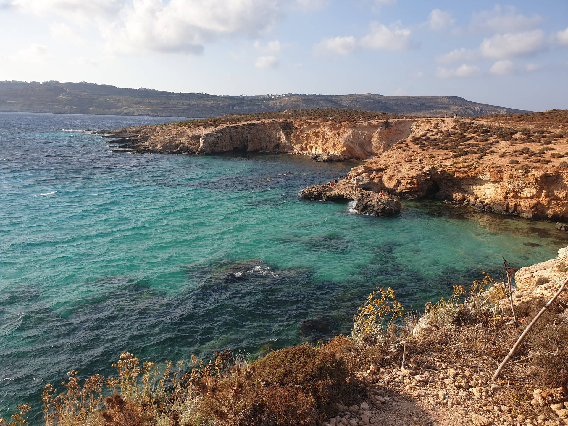Blue Lagoon Malta Background