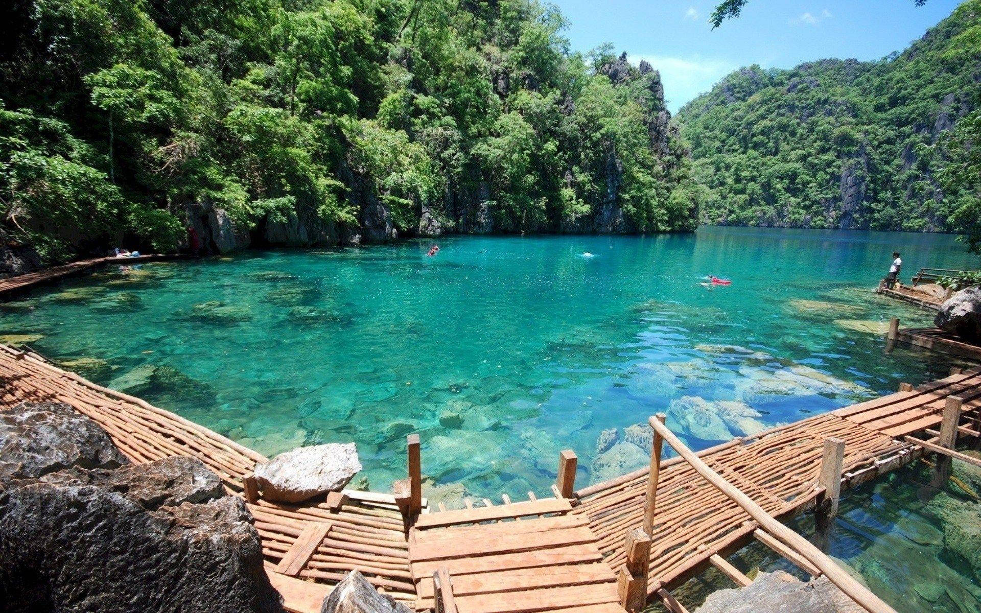 Blue Lake In The Philippines