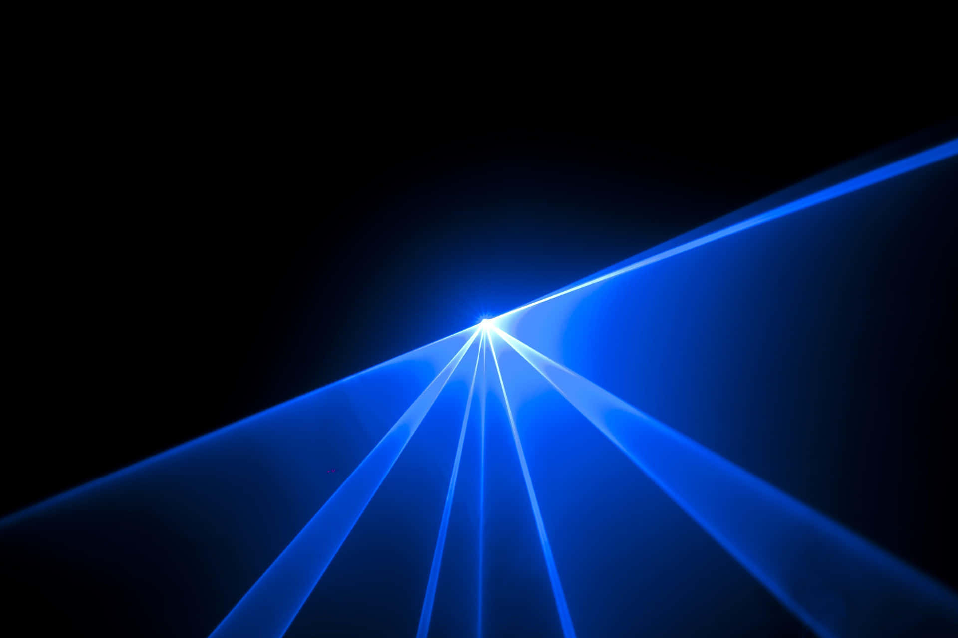 Blue Laser Beams Illumination Background