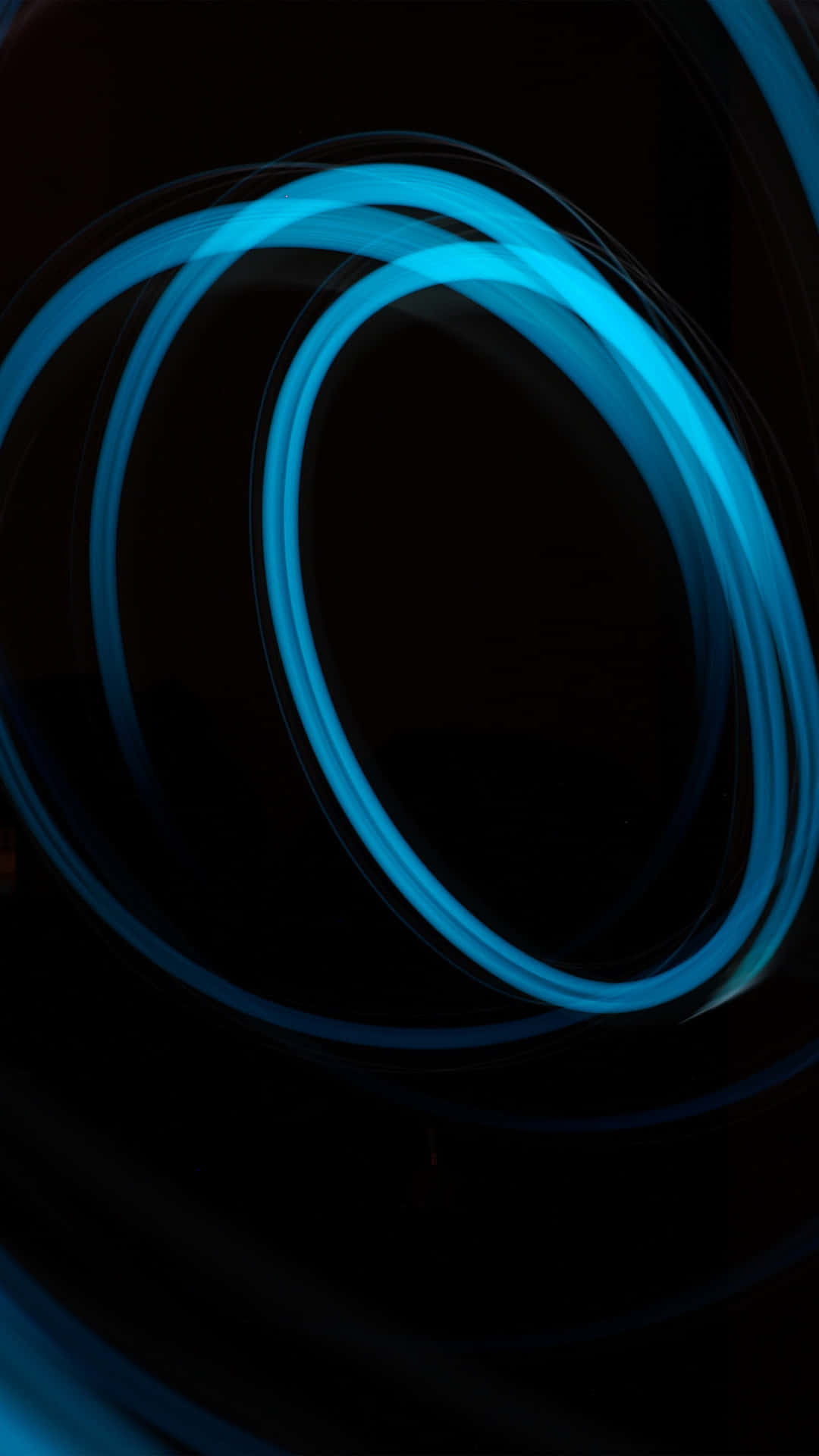 Blue Led Plain Circles