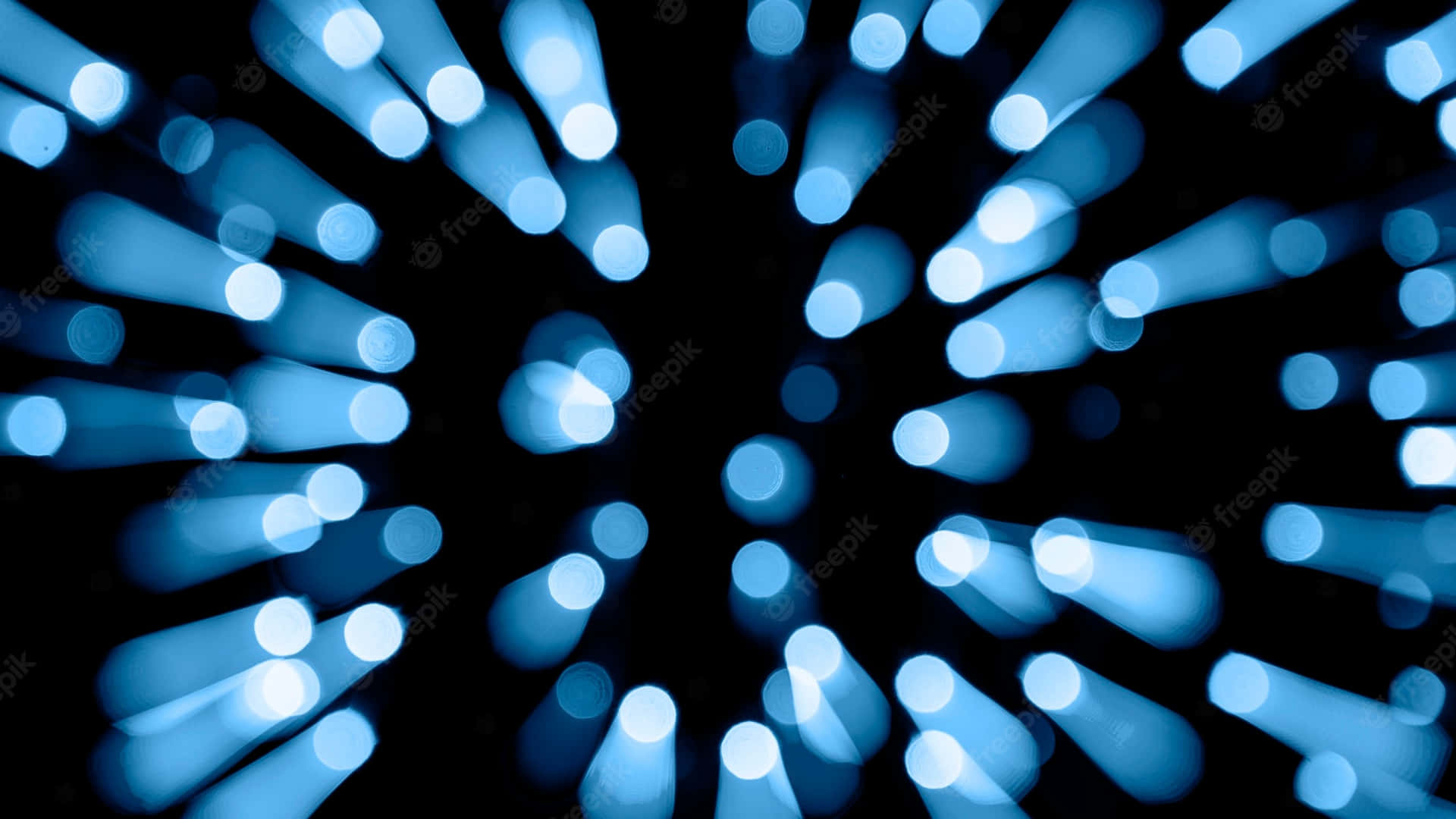 Blue Light Bokeh Background Background