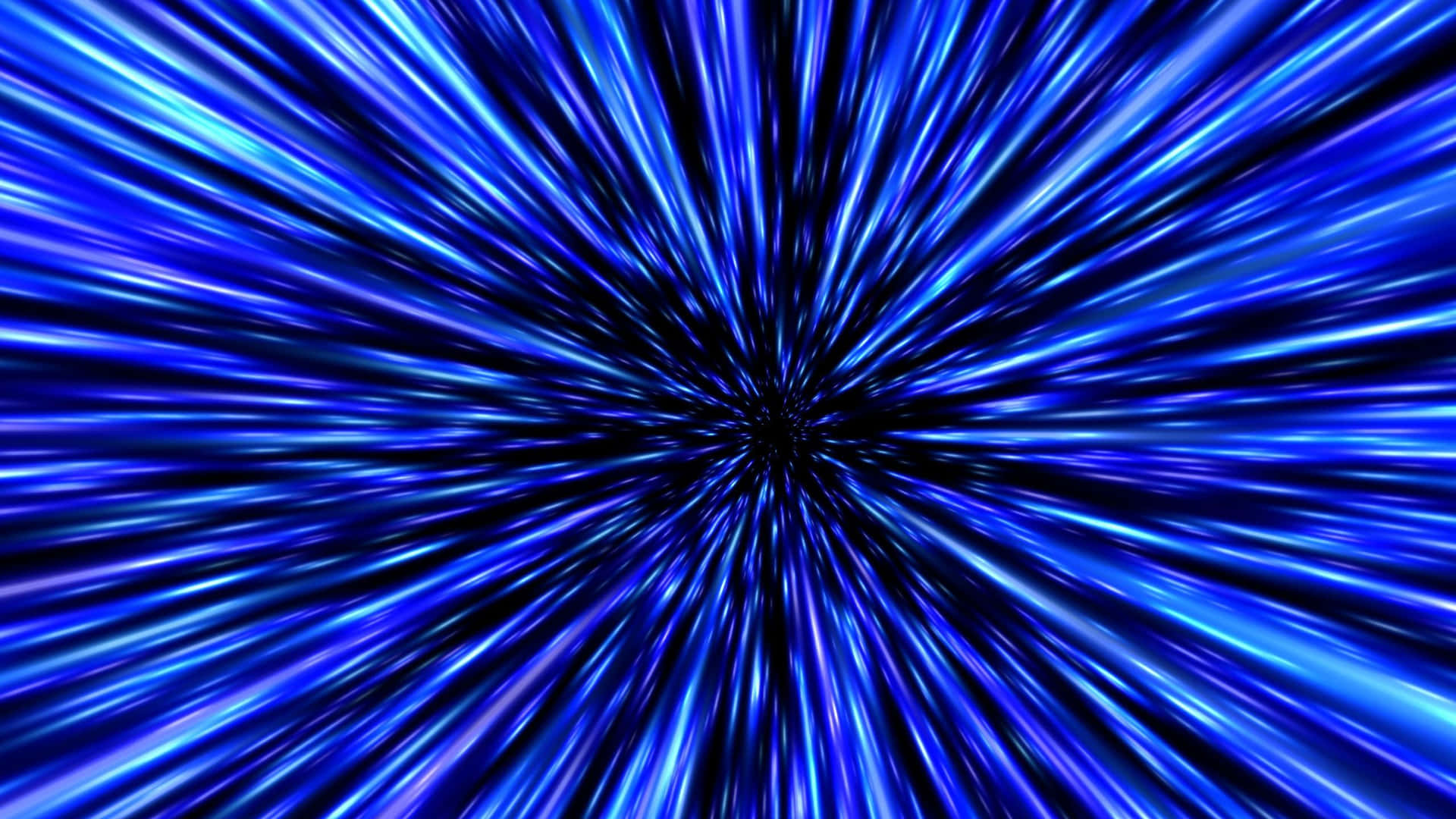 Blue Light Burst Background