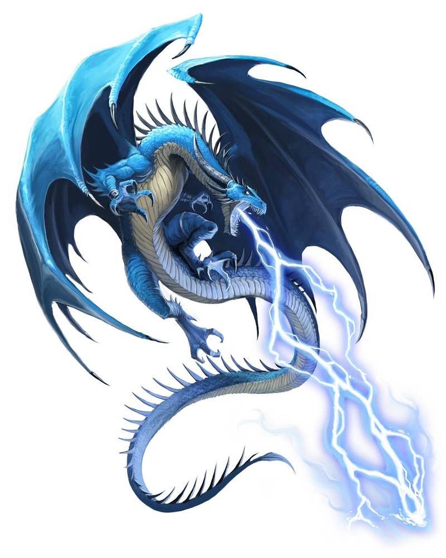 Blue Lightning Dragon