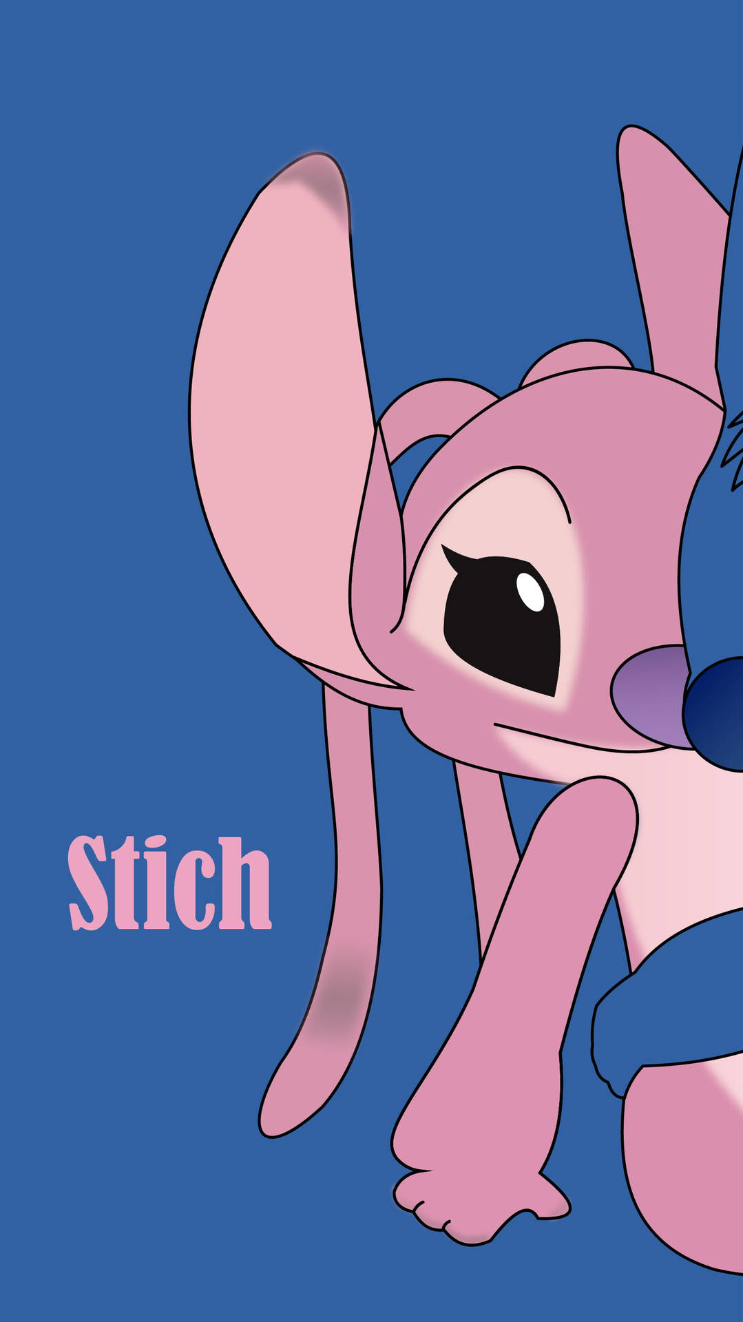 Blue Lilo & Stitch Angel Background