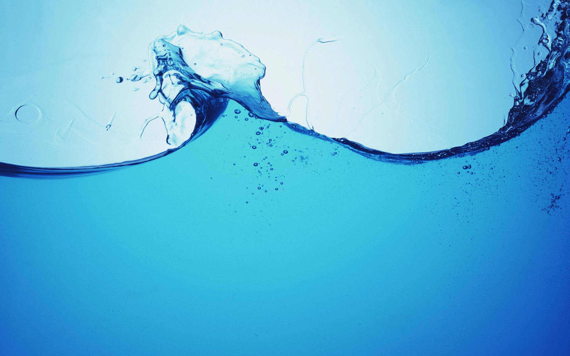 Blue Liquid Splash Background