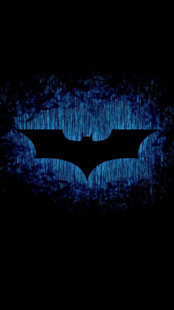 Blue Logo Batman Iphone Background