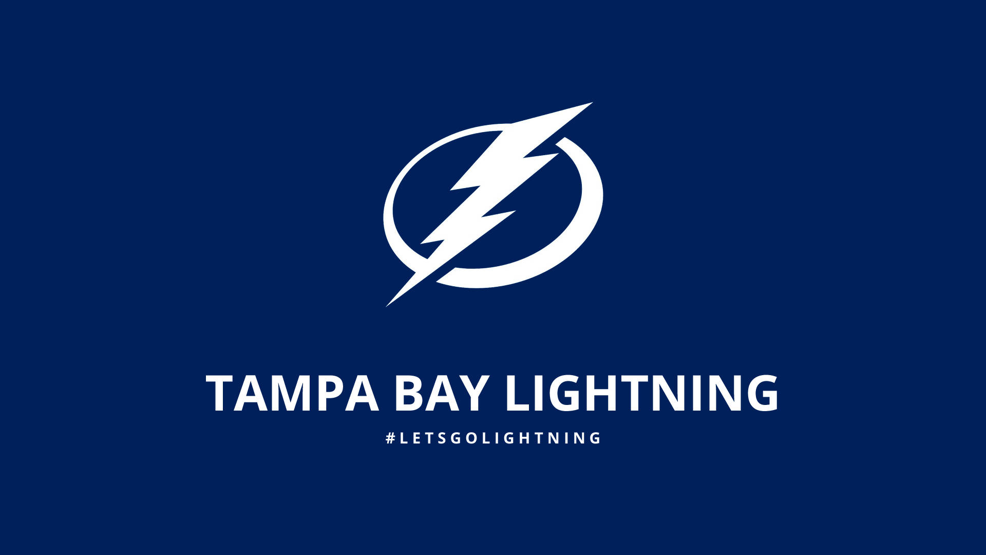 Blue Logo Tampa Bay Lightning Background