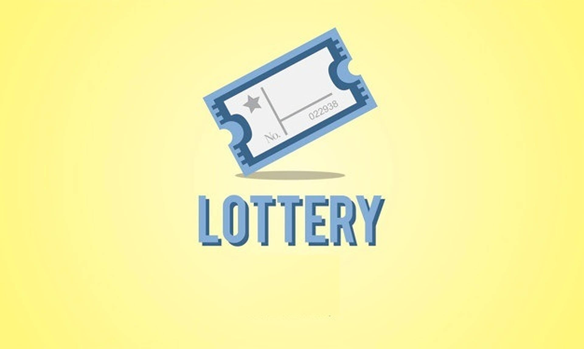 Blue Lottery Ticket Background
