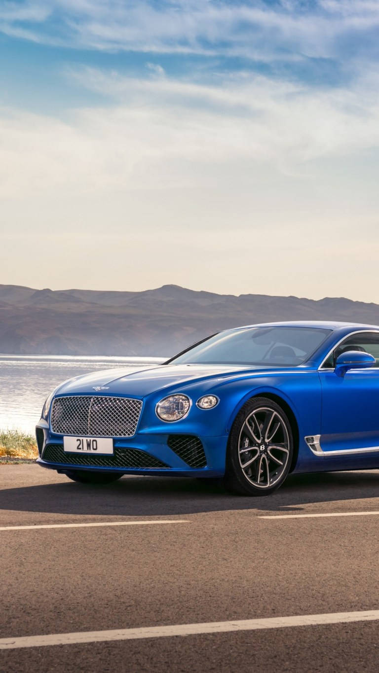 Blue Luxury Bentley Iphone Background