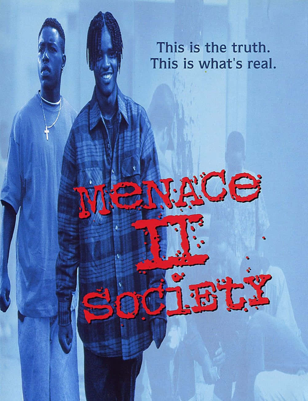 Blue Menace Ii Society Portrait Poster Background