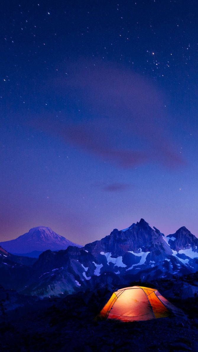 Blue Mountain Background