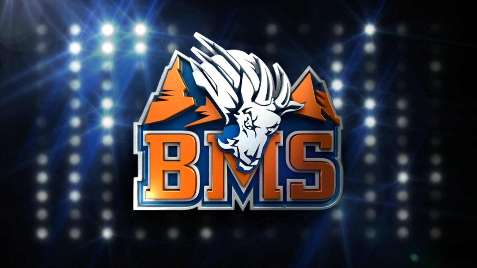 Blue Mountain State Catchy Logo Background