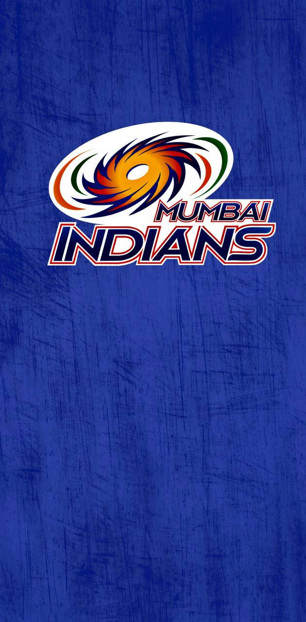 Blue Mumbai Indian Cricket Team Logo Background