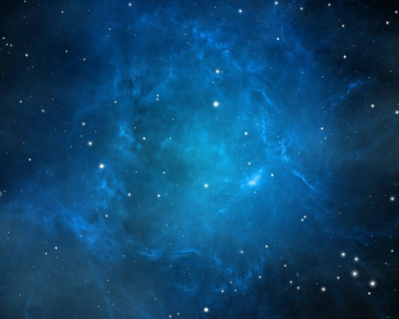 Blue Nebula Galaxy Cool Pfp Background