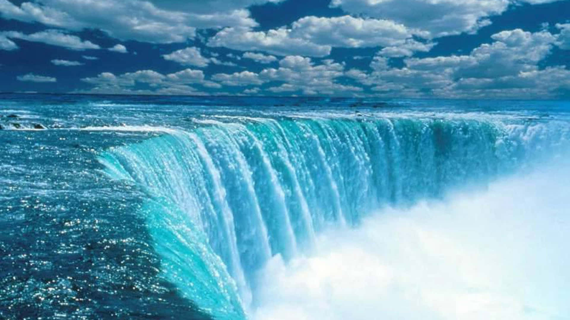 Blue Niagara Falls Canada Landscape